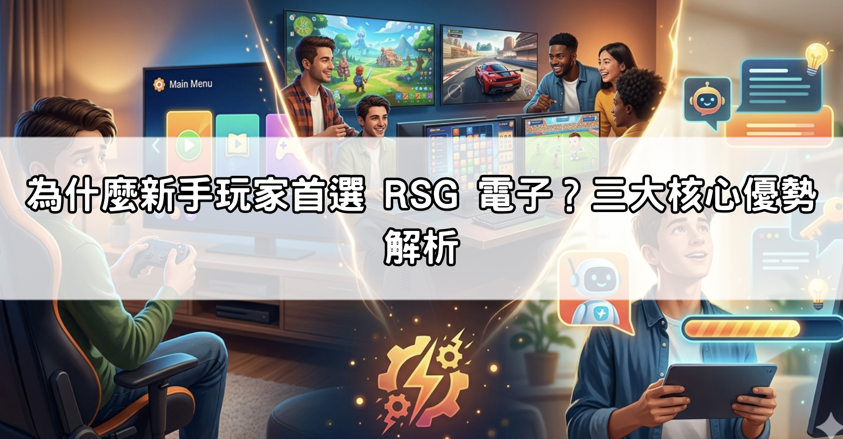 為什麼新手玩家首選 RSG 電子？三大核心優勢解析